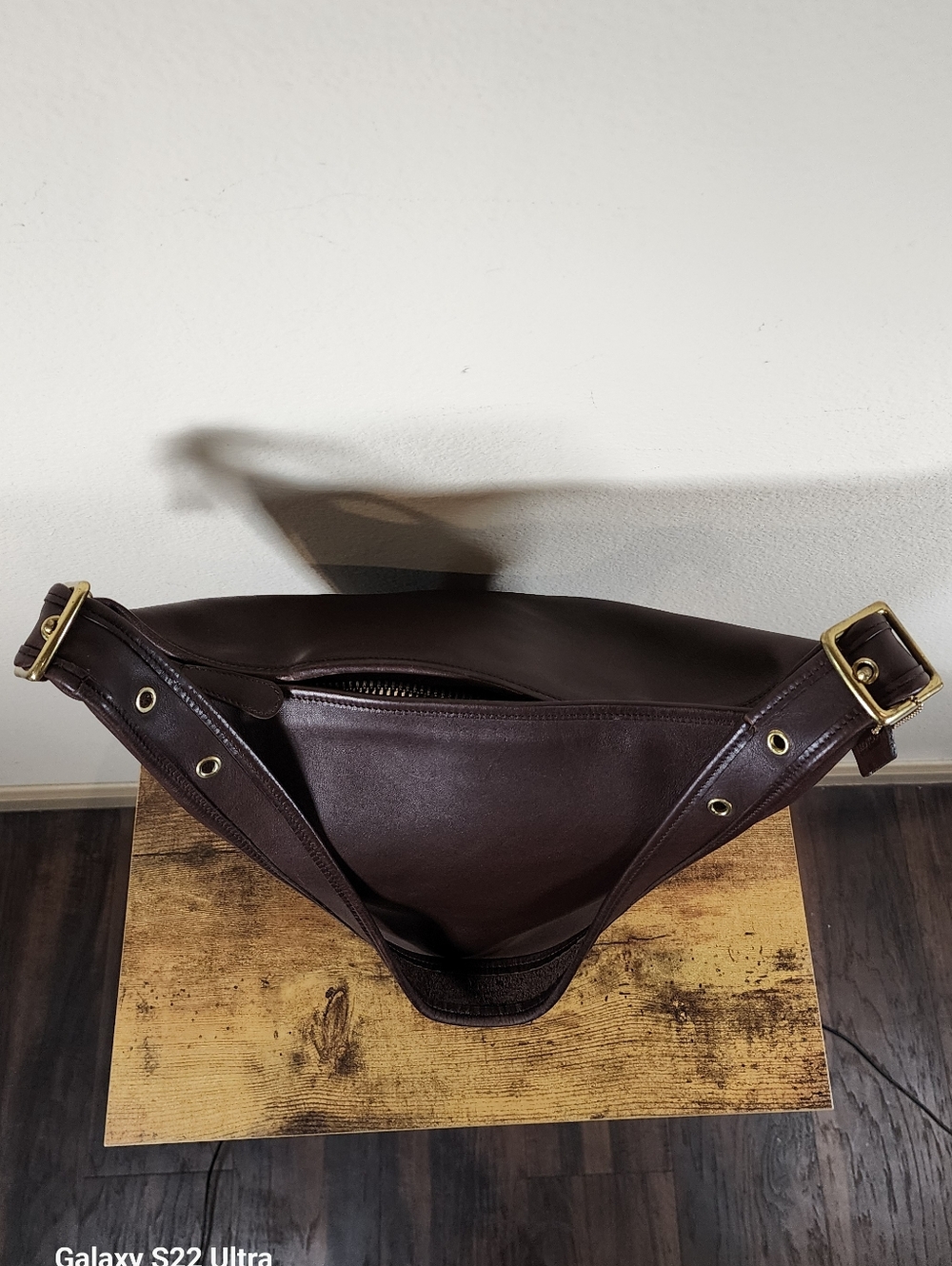 Vintage Coach Mahogany Duffle Sac #9085 - Picture 8 of 15